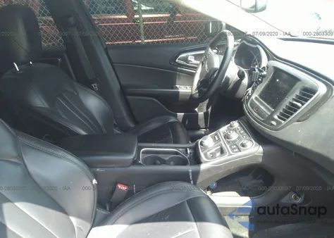 2015 Chrysler 200 C из США, поврежденный, VIN 1C3CCCCG7FN522459